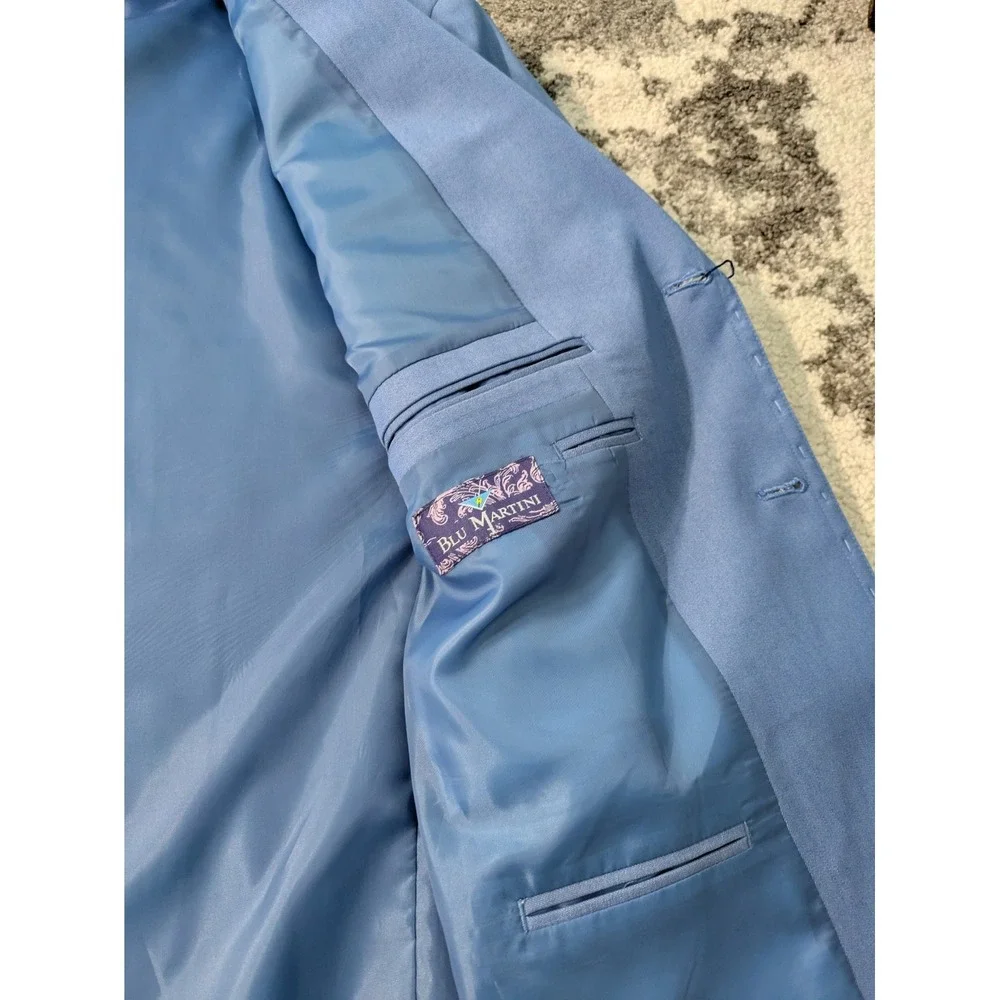 NWT Blue Martini Blazer Mens 48R Thick Stitch Preppy Country Club‎